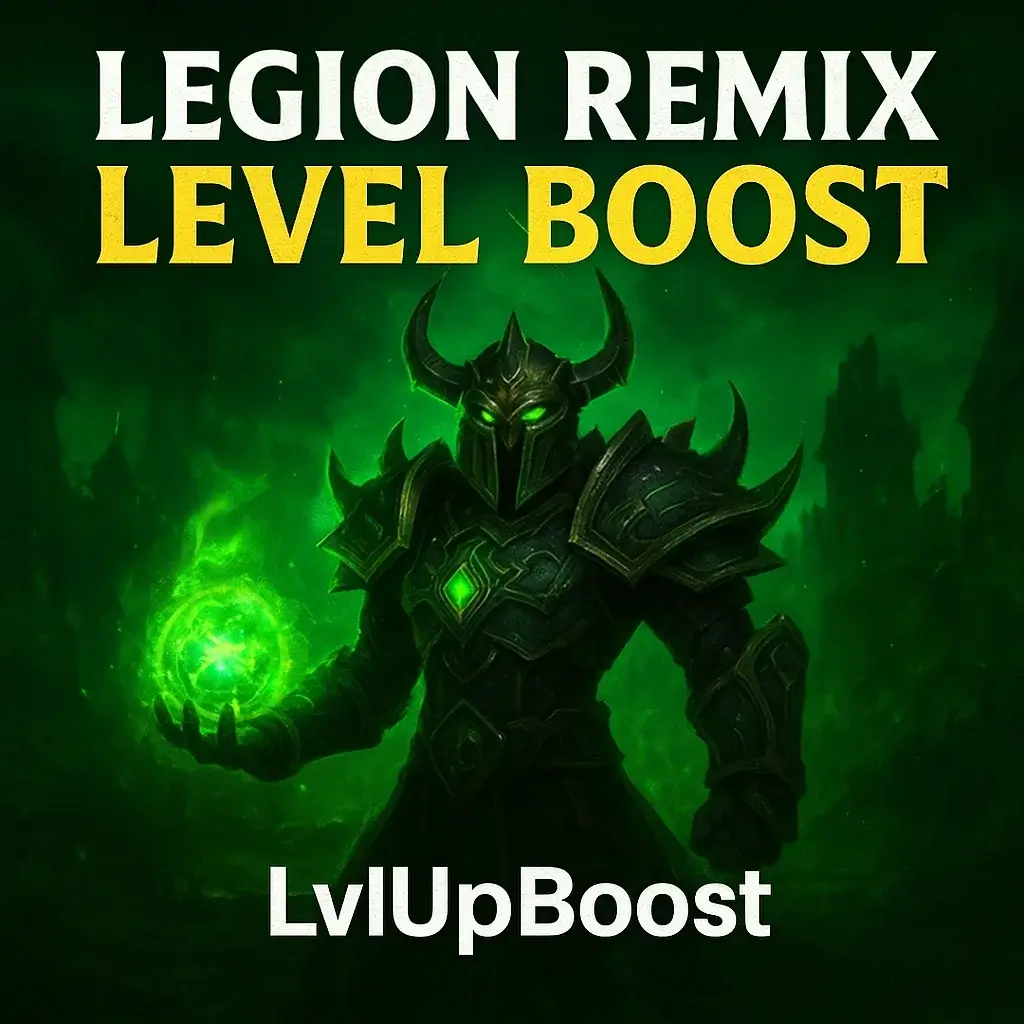 WoW Legion Remix Level Boost – Fast level 80 power leveling service with Bronze and Motes of a Broken Time rewards