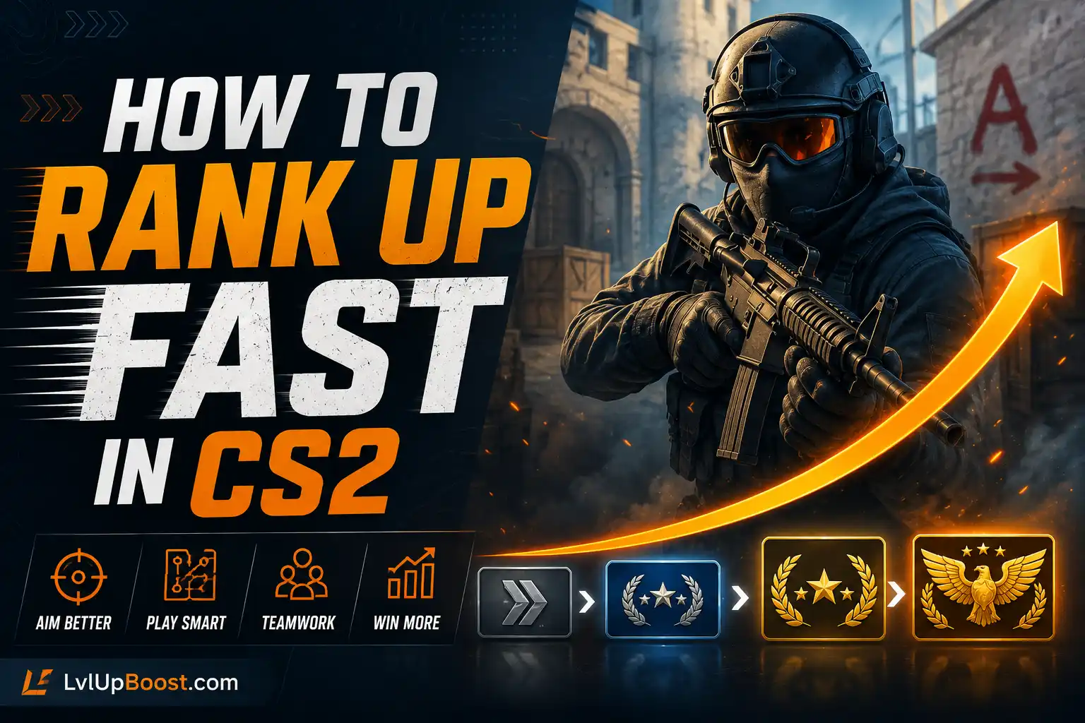 How to rank up fast in Counter-Strike 2 with the best aiming tips, team strategies, and rank progression guide for 2026.