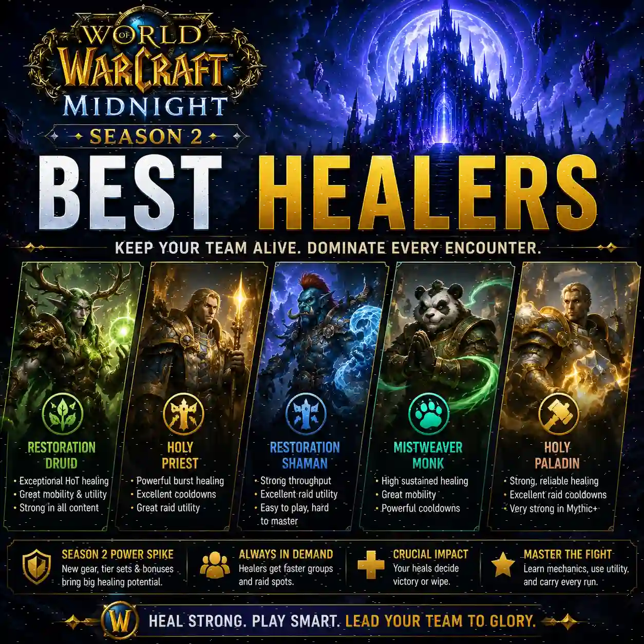 WoW Midnight Season 2 best healers